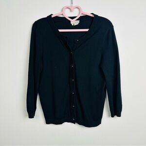 Kate Spade Black Women's Cardigan Size Medium